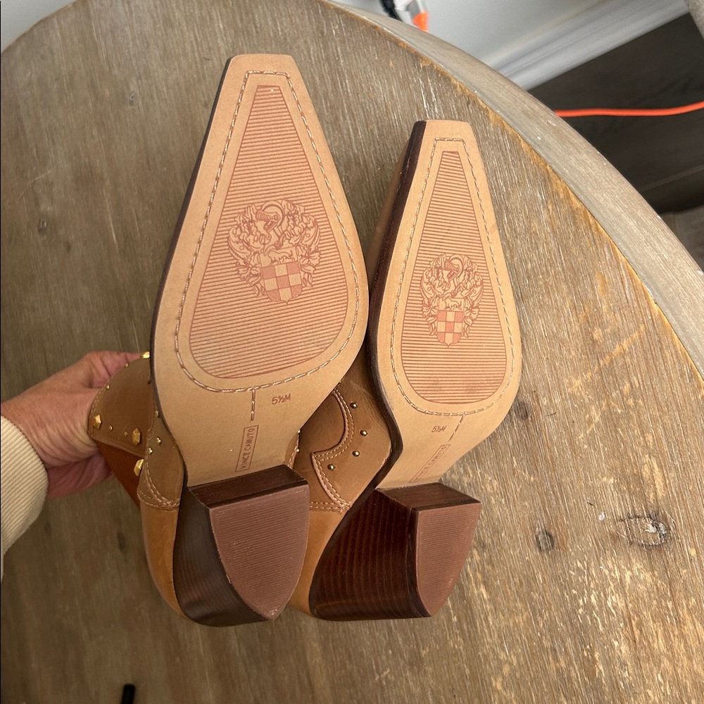 Vince Camuto Norley Studded Leather Western Ankle Booties Women’s Size 5.5 - Picture 14 of 17